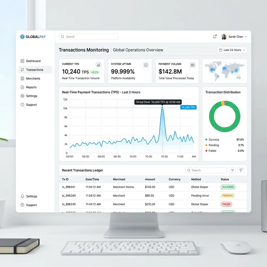 Global Payments Dashboard